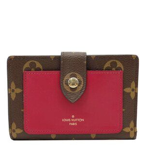 Louis Vuitton  Juliette Monogram Canvas Wallet Fuchsia